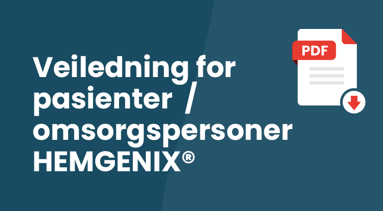 Veiledning for pasienter omsorgspersoner